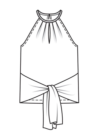 الگوی تاپ گره ای