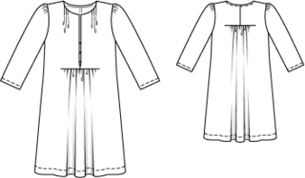 الگوی سارافون پیلی دار زنانه