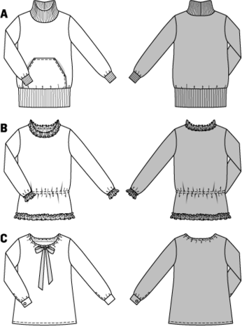 الگو تونیک بچه گانه