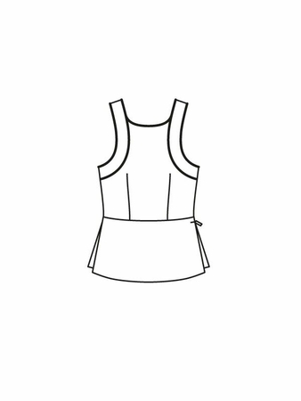 مدل تاپ دخترانه با الگو